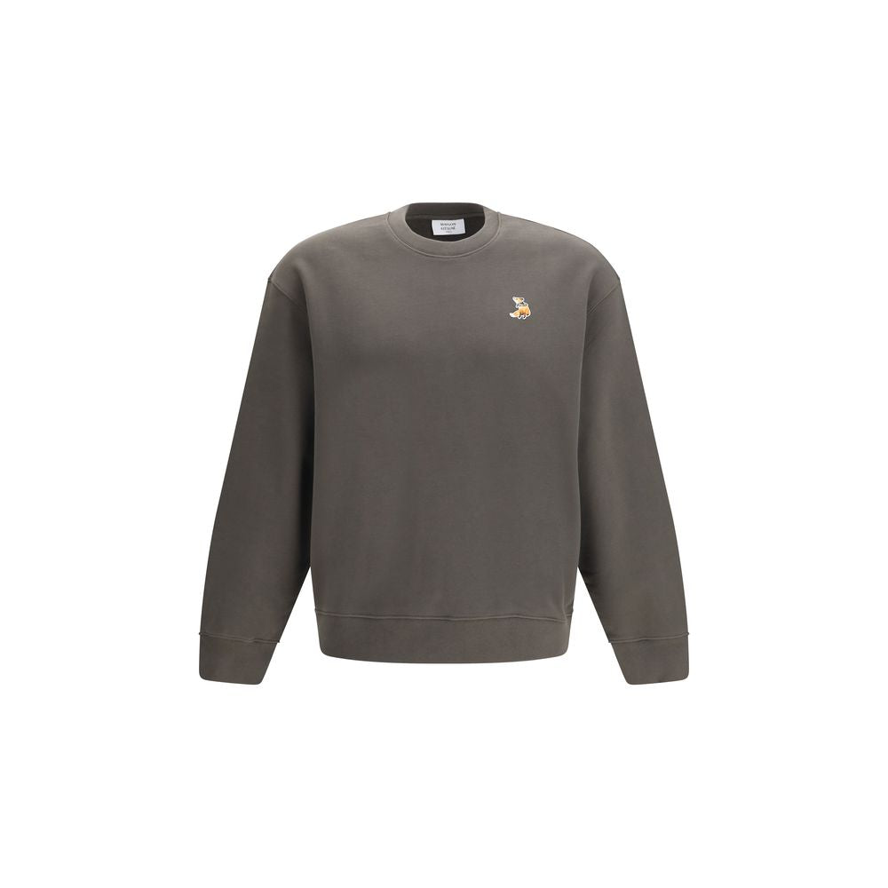 Maison Kitsuné Brown Cotton Sweatshirt
