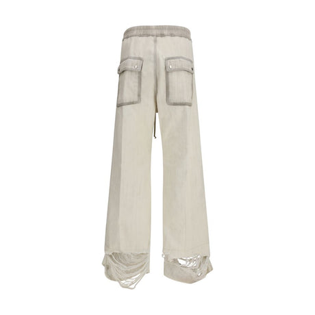 Rick Owens Beige Cotton Casual Pants