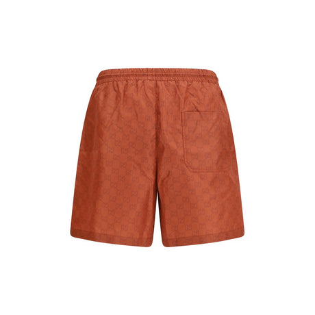 Gucci Orange Polyester Shorts