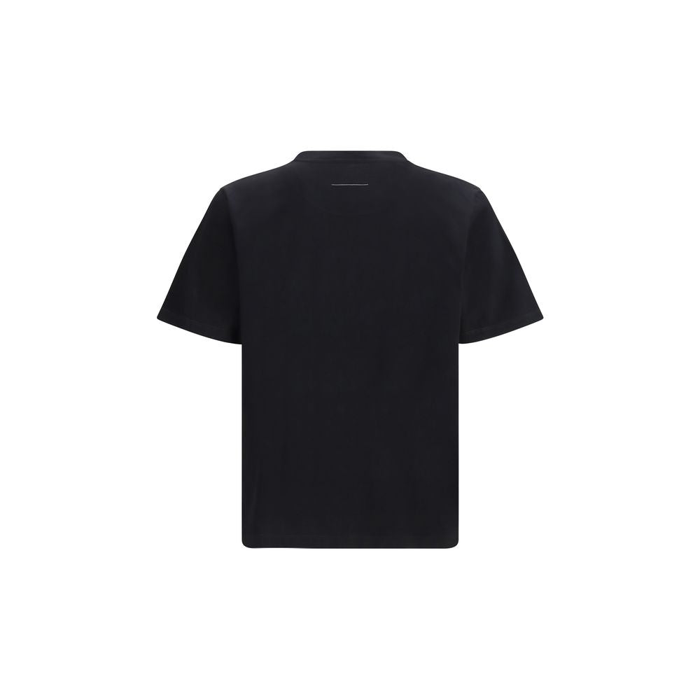 MM6 Black Cotton T-Shirt