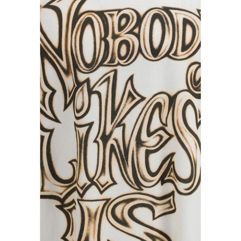 PDF Channel Beige Cotton T-Shirt