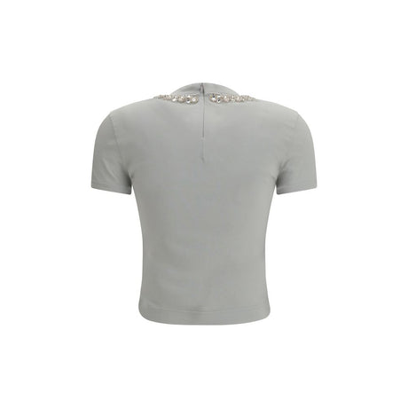 Dolce & Gabbana Gray Cotton T-Shirt