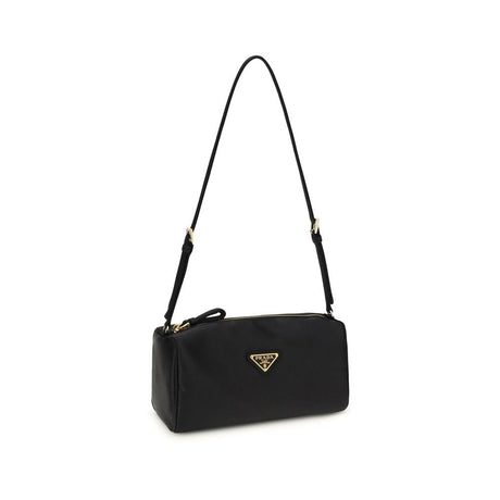 Prada Black Silk Shoulder Bag