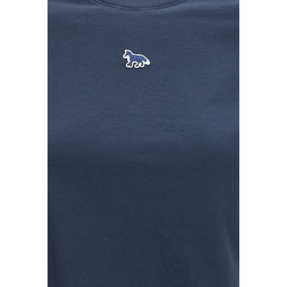 Maison Kitsuné Blue Cotton T-Shirt