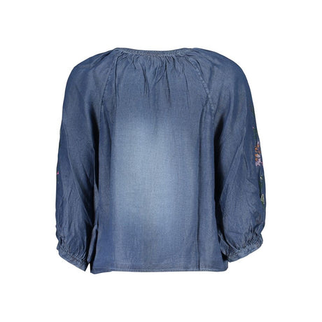 Desigual Blue Lyocell Women's Shirt