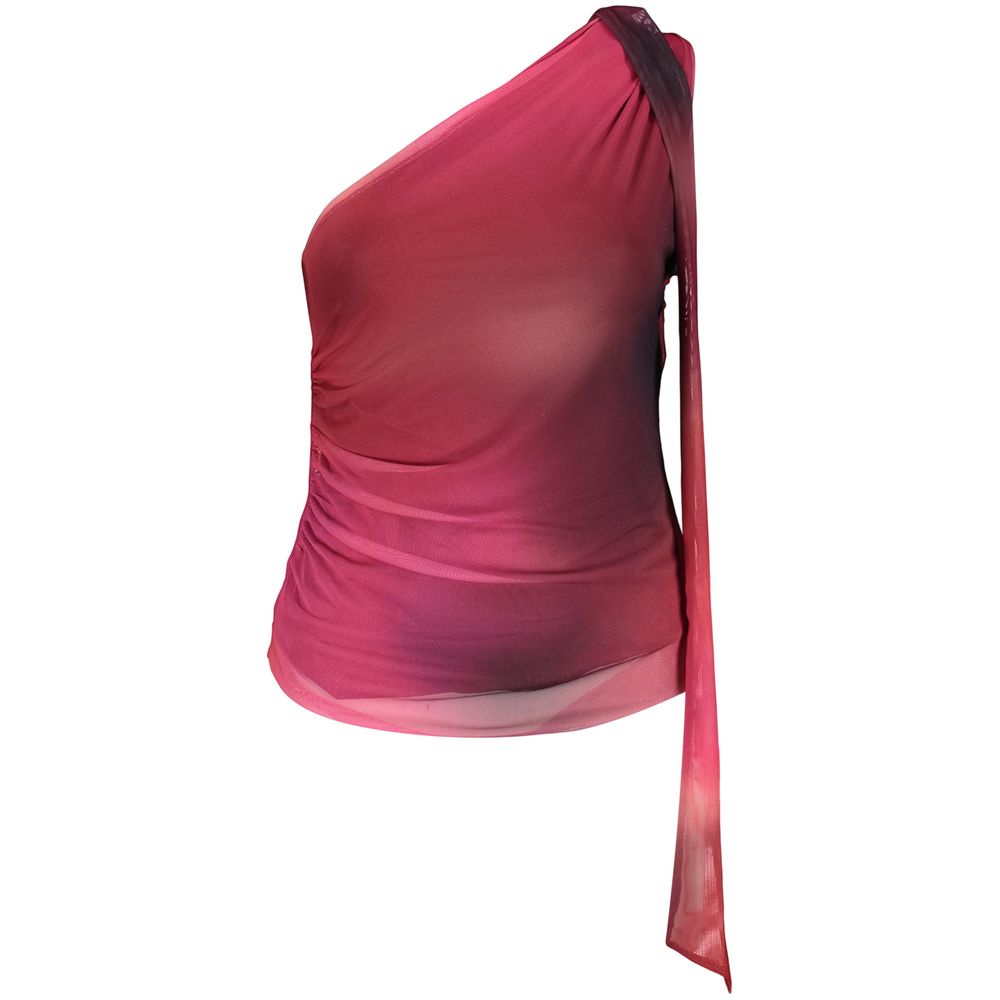 Desigual Purple Elastane T-Shirt