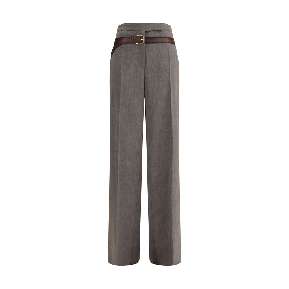 Prada Gray Wool Casual Pants