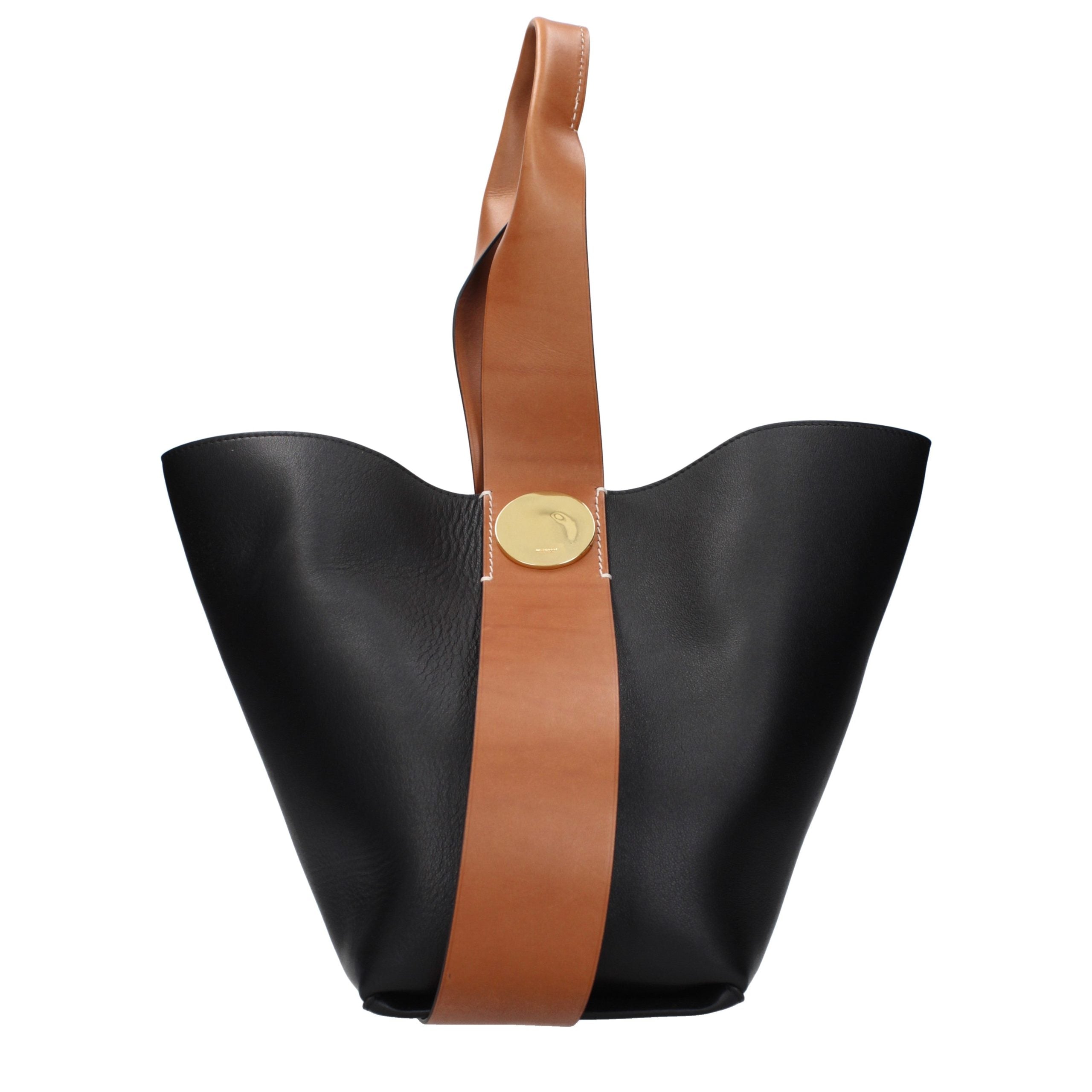 Jil Sander Black Leather Crossbody Bag