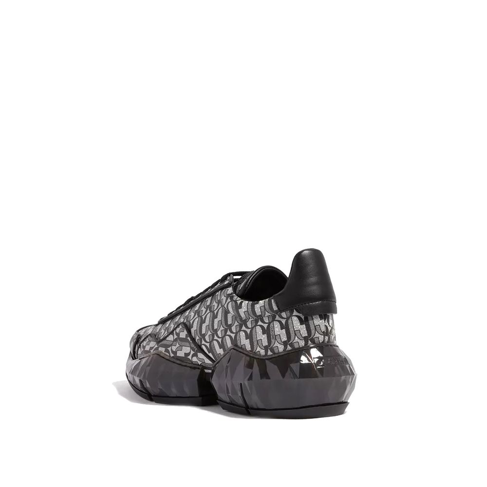 Jimmy Choo Black Calfskin Sneakers