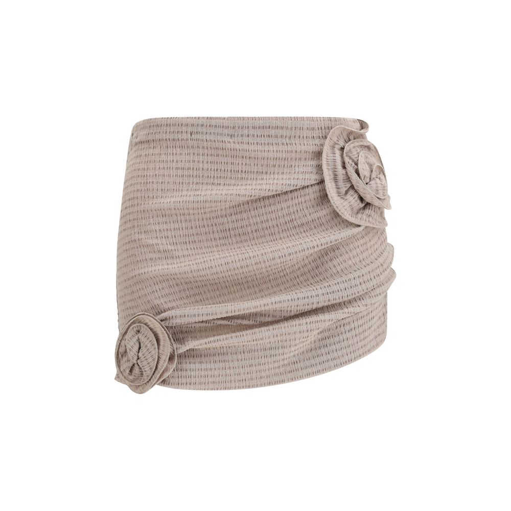 Magda Butrym Brown Lyocell Mini Skirt