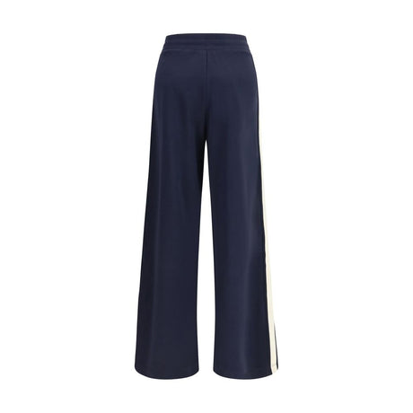Max Mara Blue Cotton Casual Pants