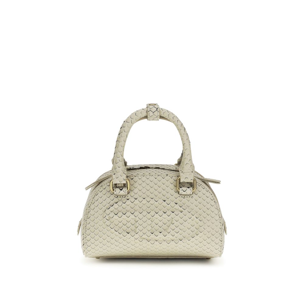 Diesel Beige Calf Leather Bos Taurus Handbag