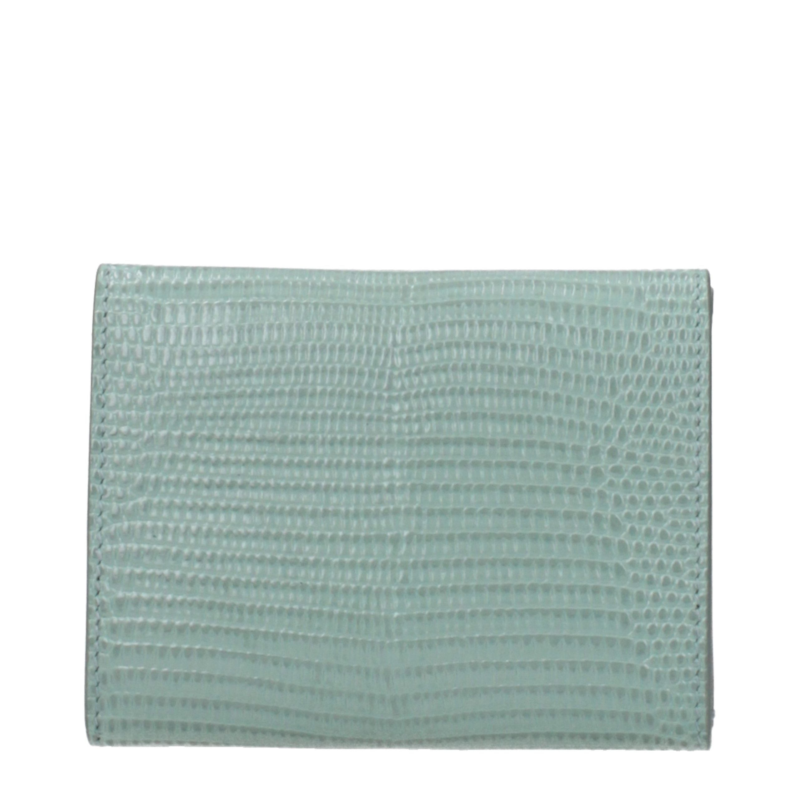 Jil Sander Green Leather Wallet