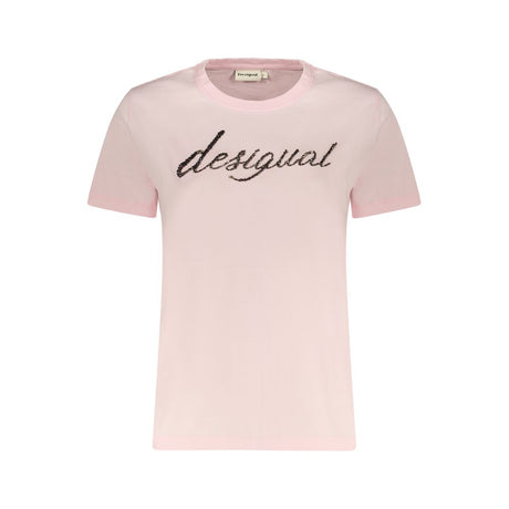 Desigual Rosa Cotton Women T-Shirt