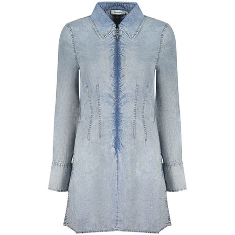 Desigual Azzurro Lyocell Women Dress