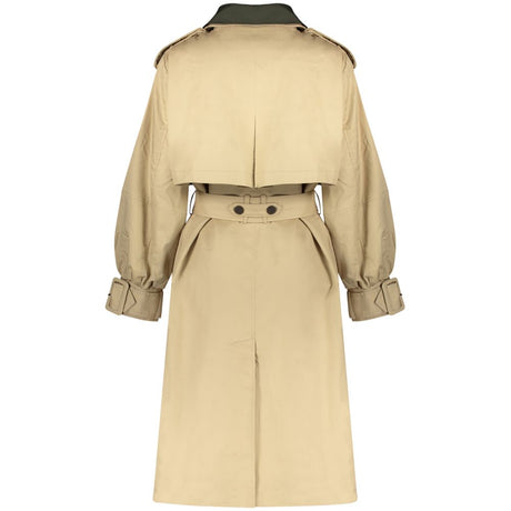 Desigual Beige Cotton Women's Trench Coat