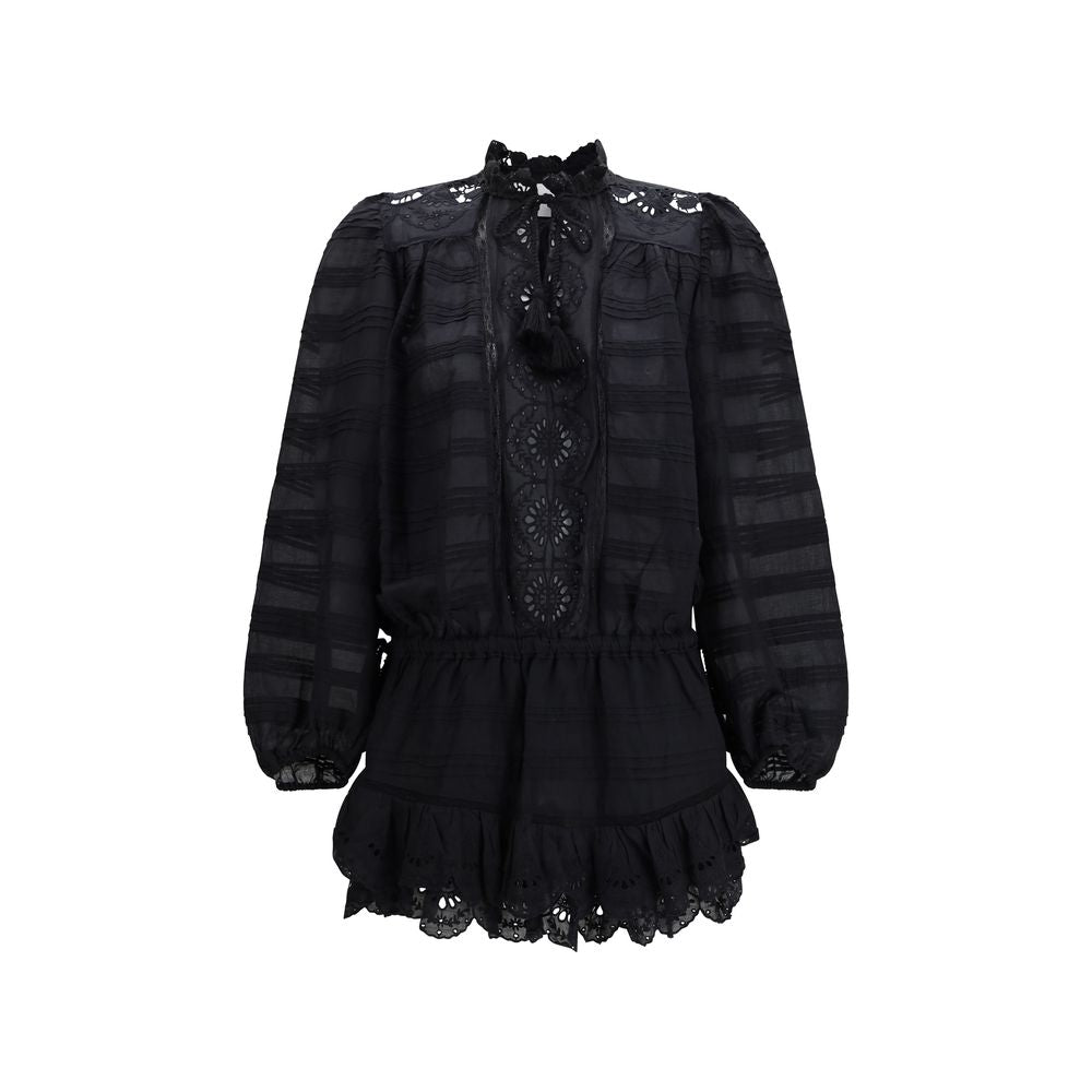 Isabel Marant Étoile Black Cotton Casual Dress