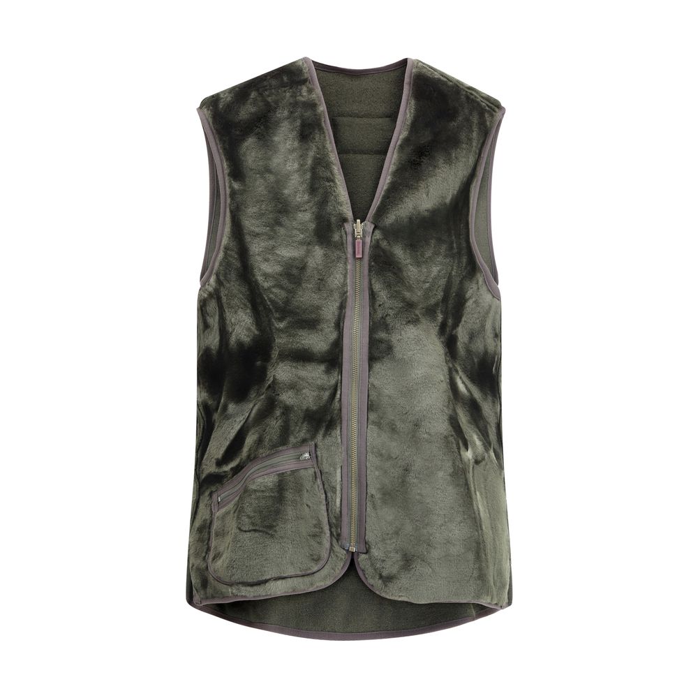 Barbour Bicolor Marabou Sleveless Jacket