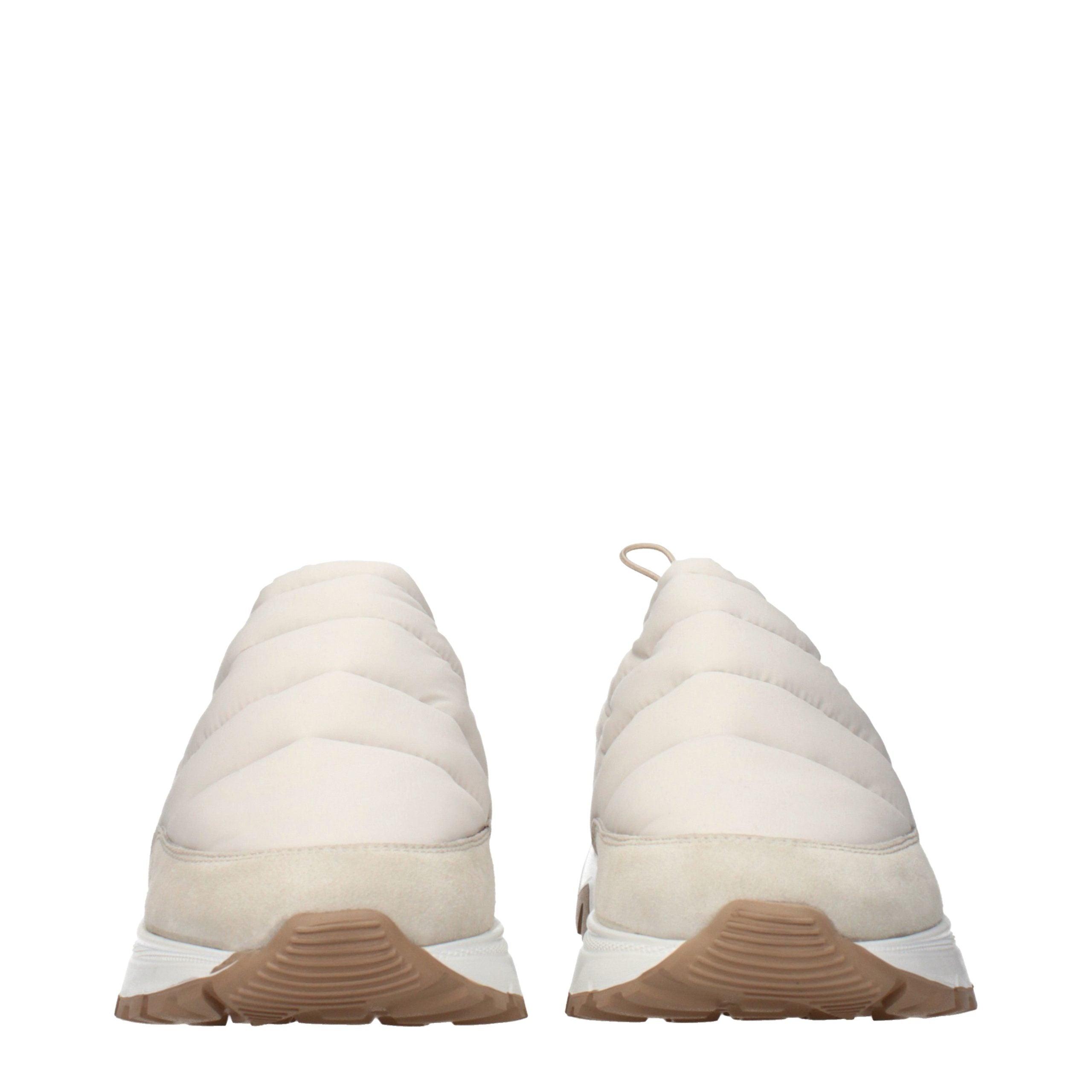 Eleventy Beige Fabric Chunky Sneakers