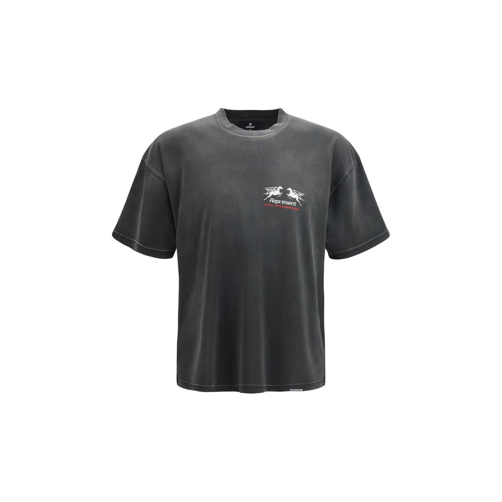 Represent Gray Cotton T-Shirt