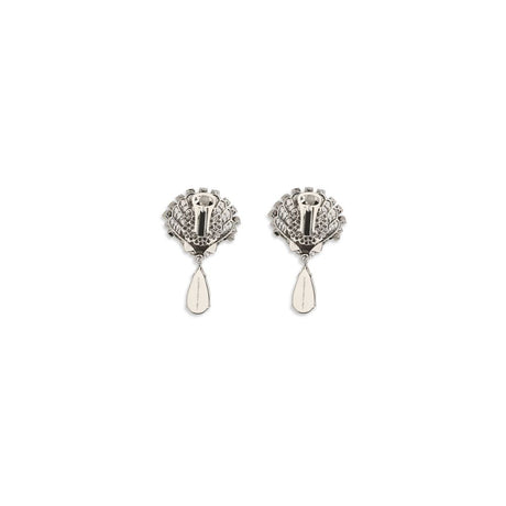 Alessandra Rich Silver Metal Earrings