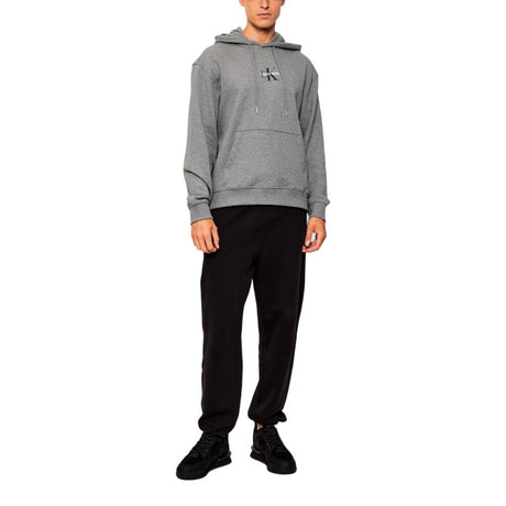 Calvin Klein Jeans Gray Cotton Hoodie
