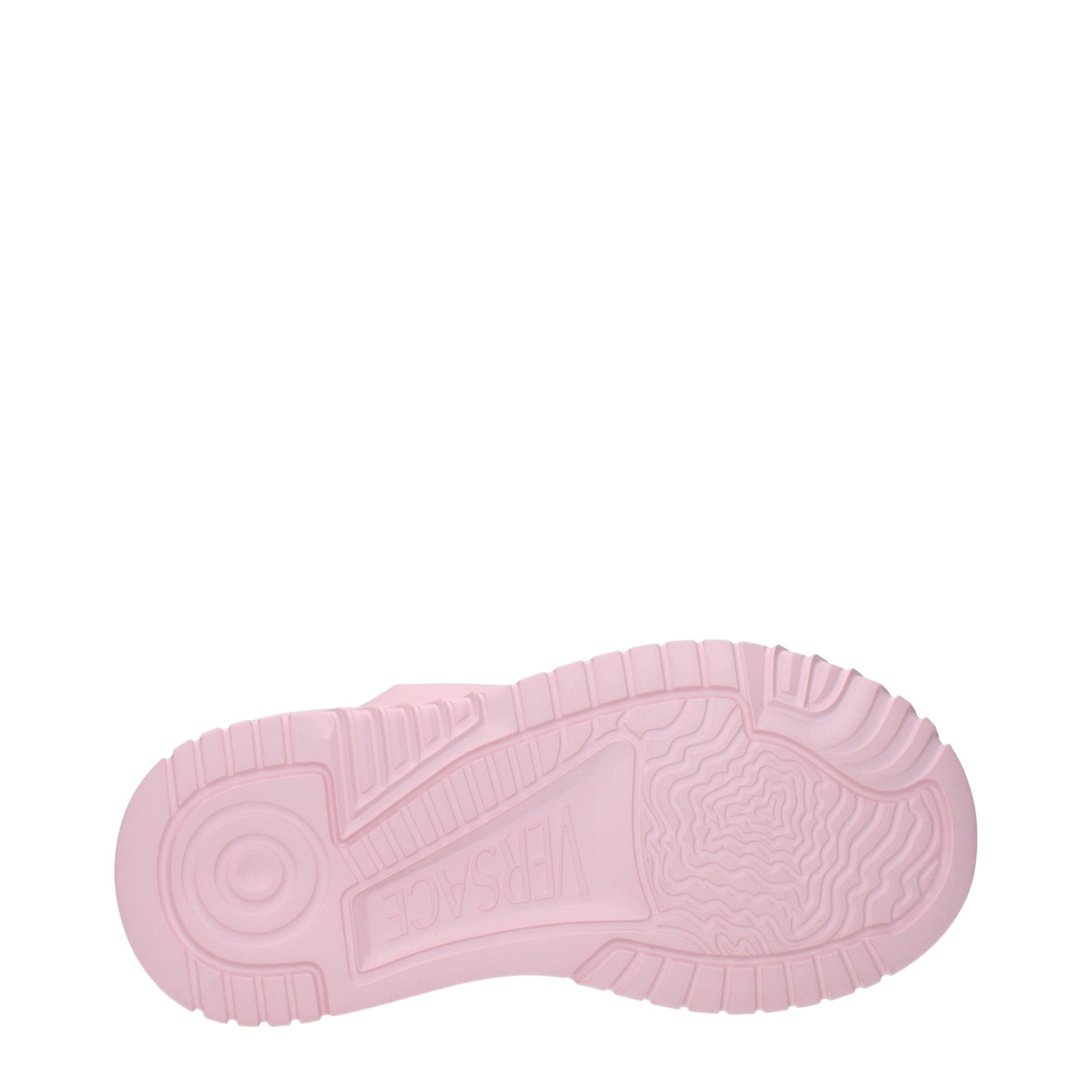 Versace Pink Leather Chunky Sneakers