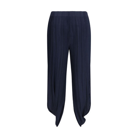 Giorgio Armani Blue Polyester Casual Pants