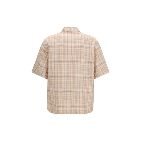 Sunflower Orange Cotton Pattern Shirt