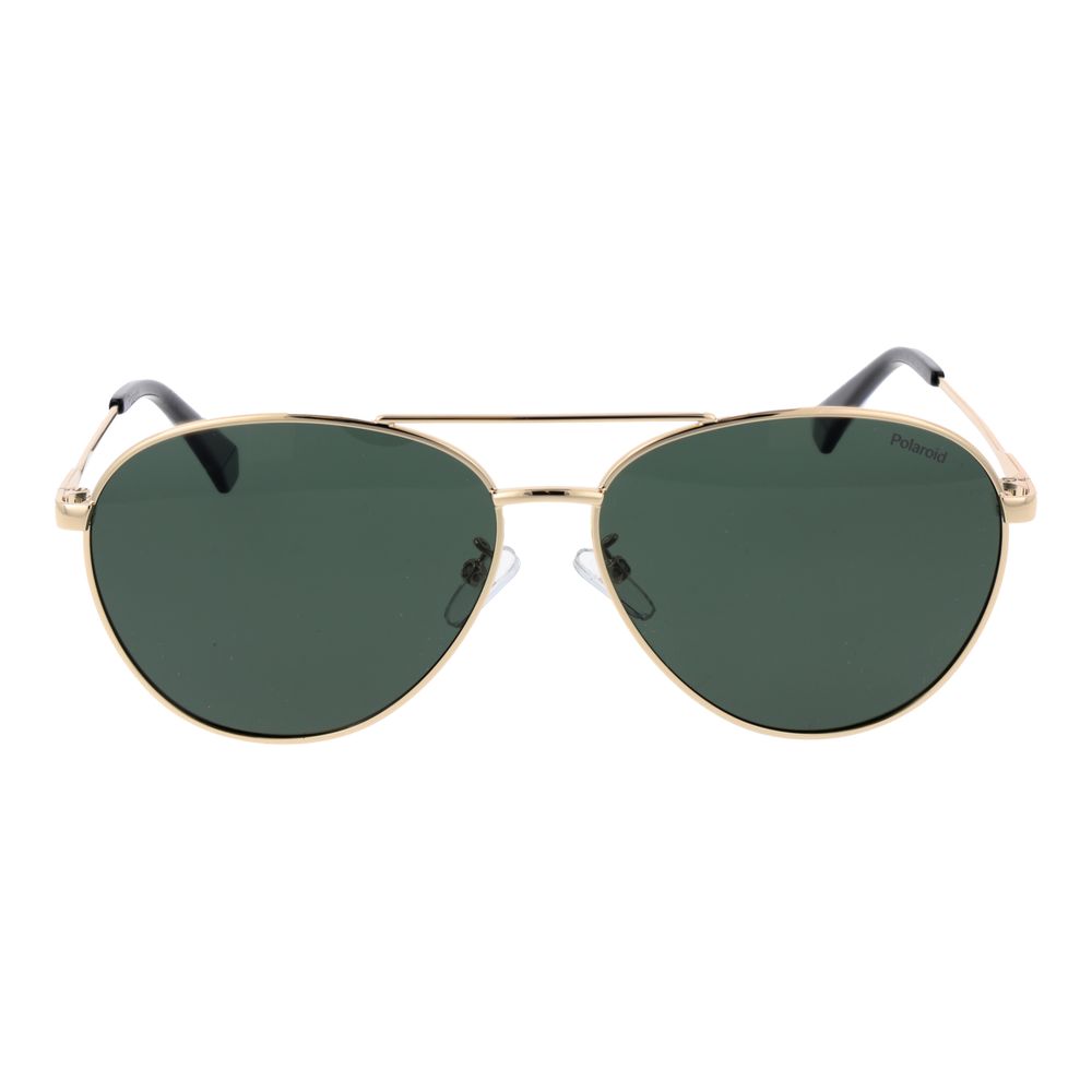 Polaroid Gold Metal Sunglasses