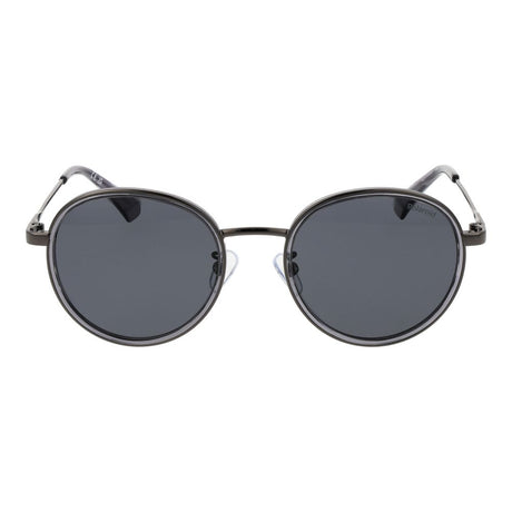 Polaroid Gray Stainless Steel Sunglasses