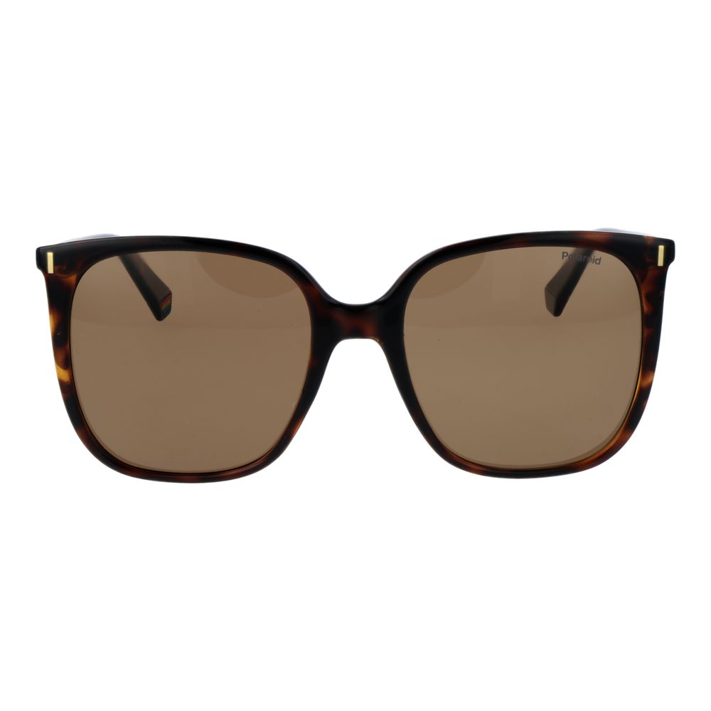 Polaroid Brown Plastic Sunglasses