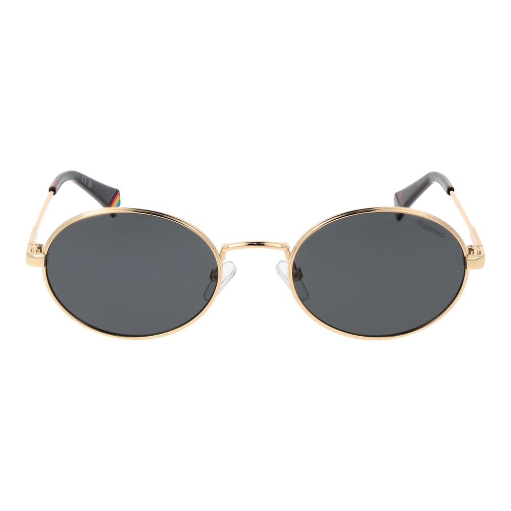 Polaroid Gold Metal Sunglasses