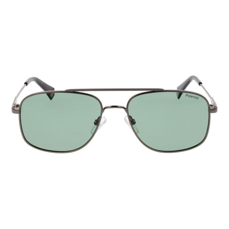 Polaroid Gray Metal Sunglasses