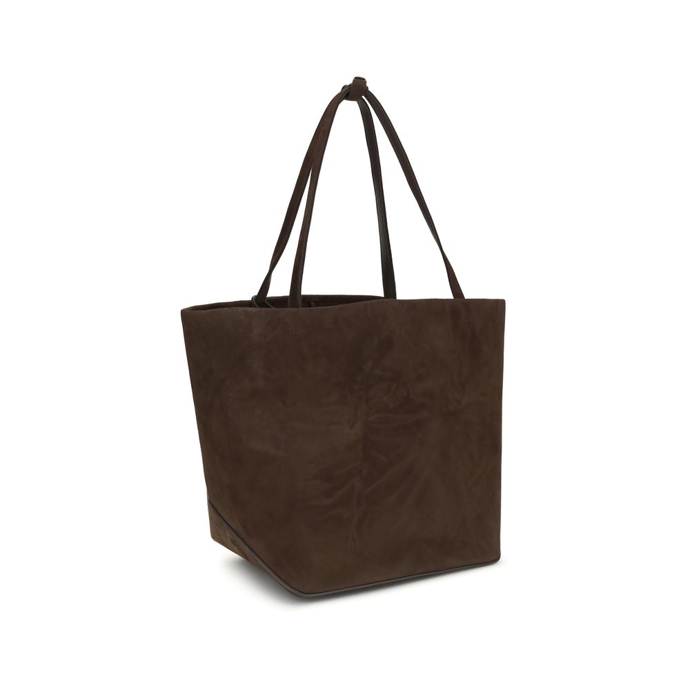 The Row Brown Lamb Ovis Aries Aries Shoulder Bag