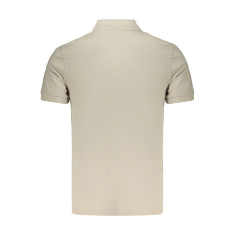 Hugo Boss Beige Cotton Mens Polo Shirt