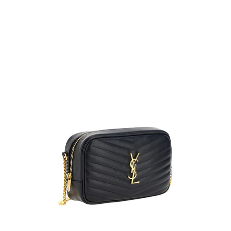 Saint Laurent Black Leather Shoulder Bag