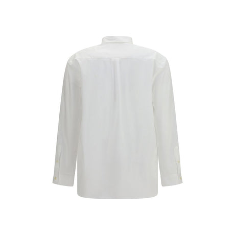 Deperlu White Cotton Shirt