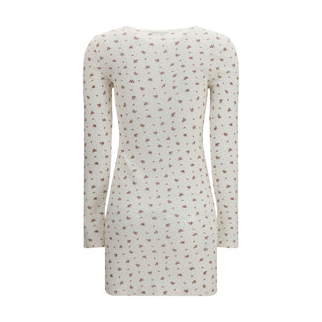 Miu Miu White Cotton Casual Dress