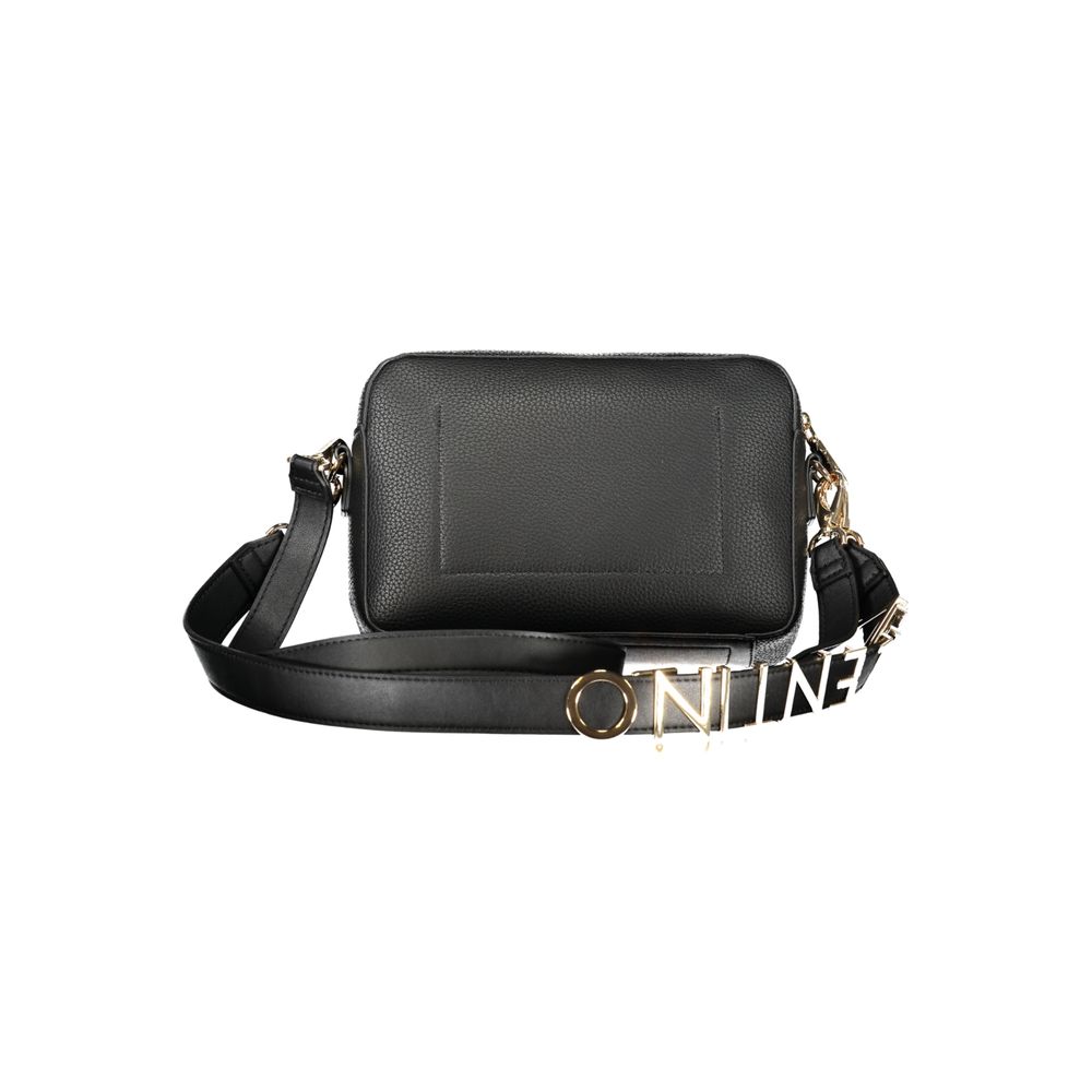Mario Valentino Black Polyurethane Women Handbag