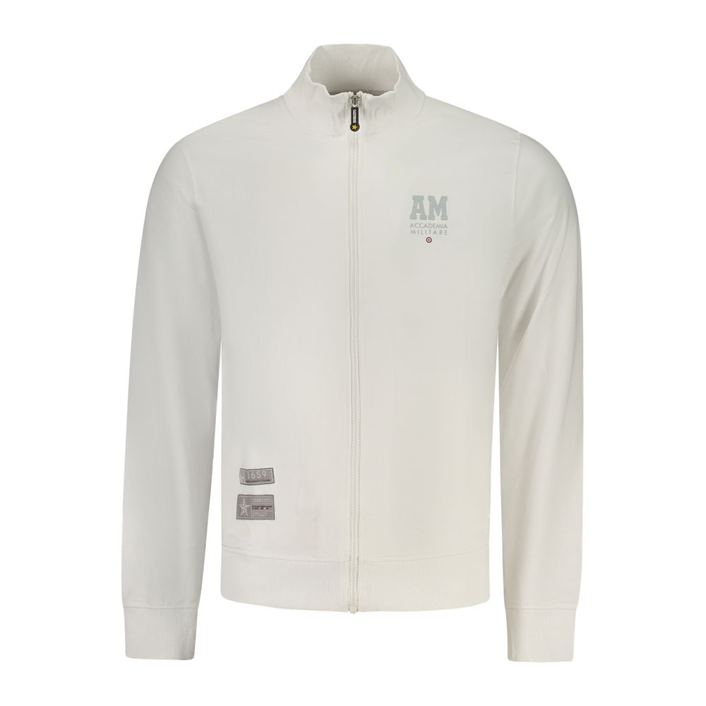 Accademia Militare White Cotton Sweatshirt