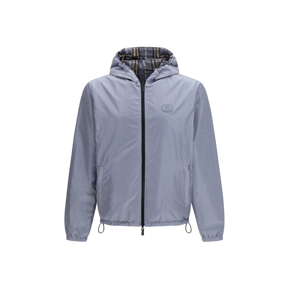 Burberry Blue Polyester Shell Jacket