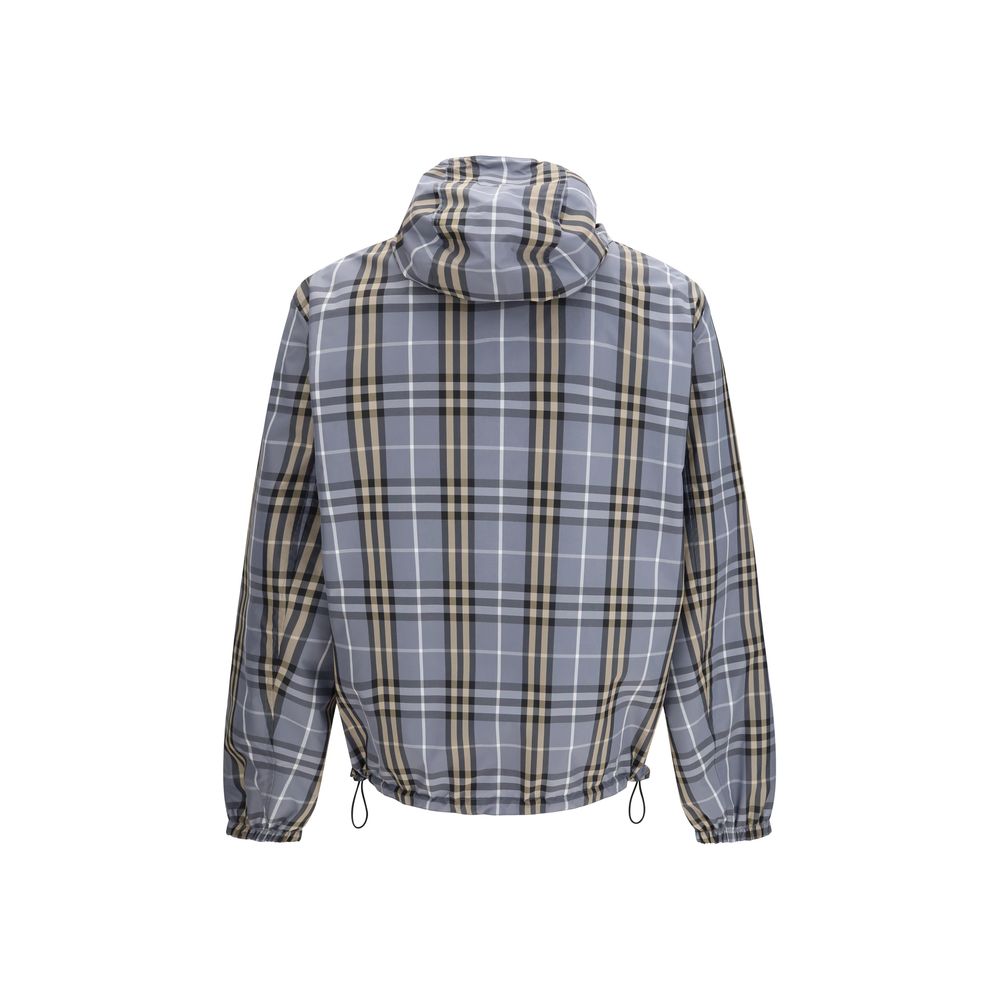 Burberry Blue Polyester Shell Jacket