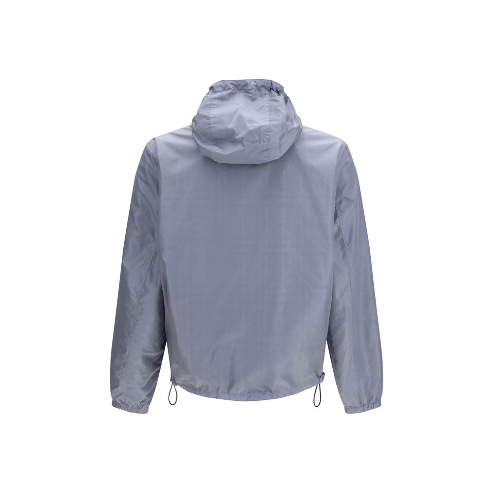 Burberry Blue Polyester Shell Jacket