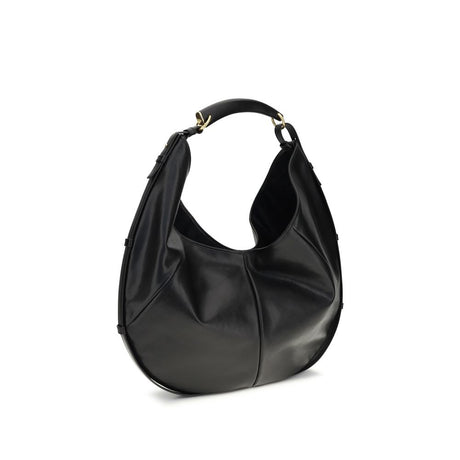 Saint Laurent Black Calf Leather Bos Taurus Shoulder Bag