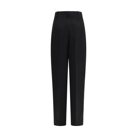 Max Mara Black Linen Pants