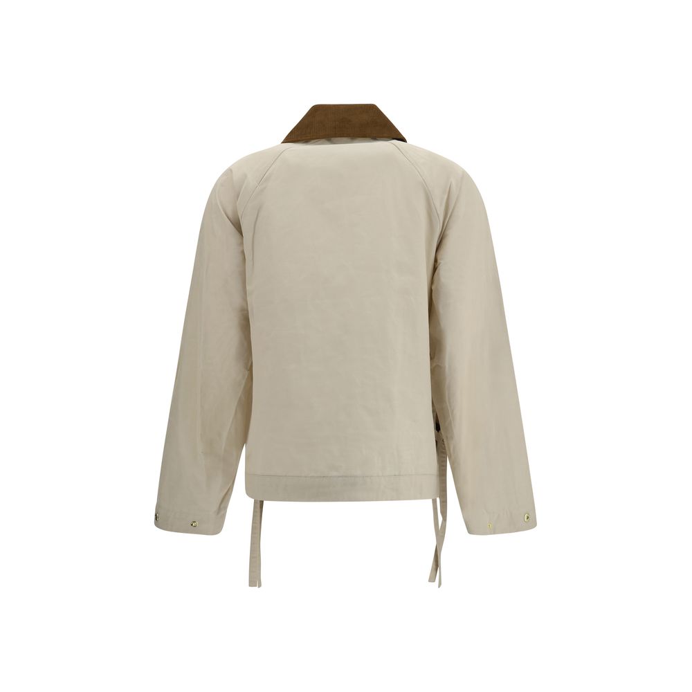 Barbour Beige Cotton Rain Coat