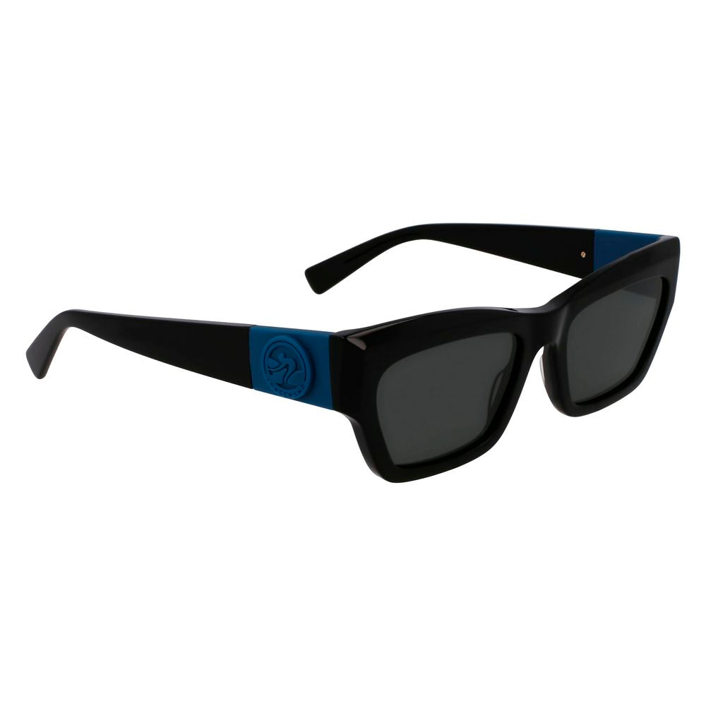 Longchamp Black Acetate Sunglasses
