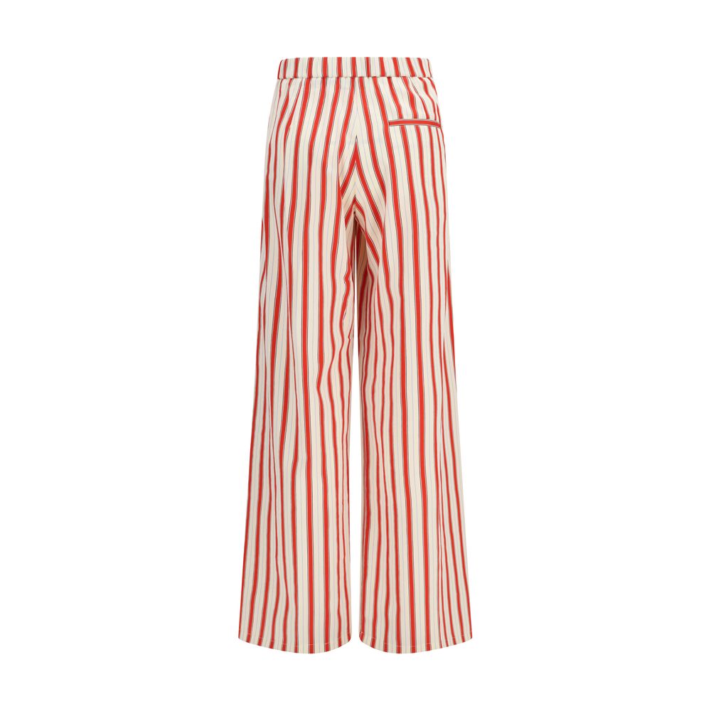 Forte_Forte Multicolor Cotton Casual Pants