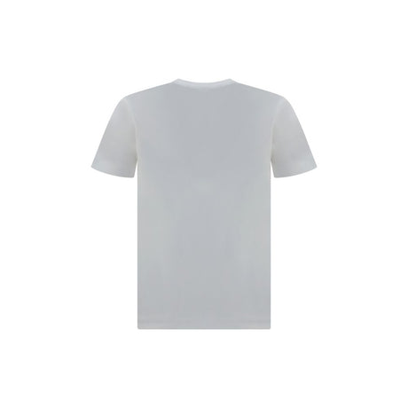 Comme Des Garçons Play White Cotton T-Shirt